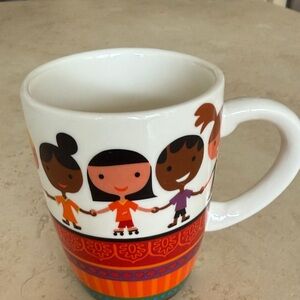 Multicolor UNICEF Mug with Diverse Characters